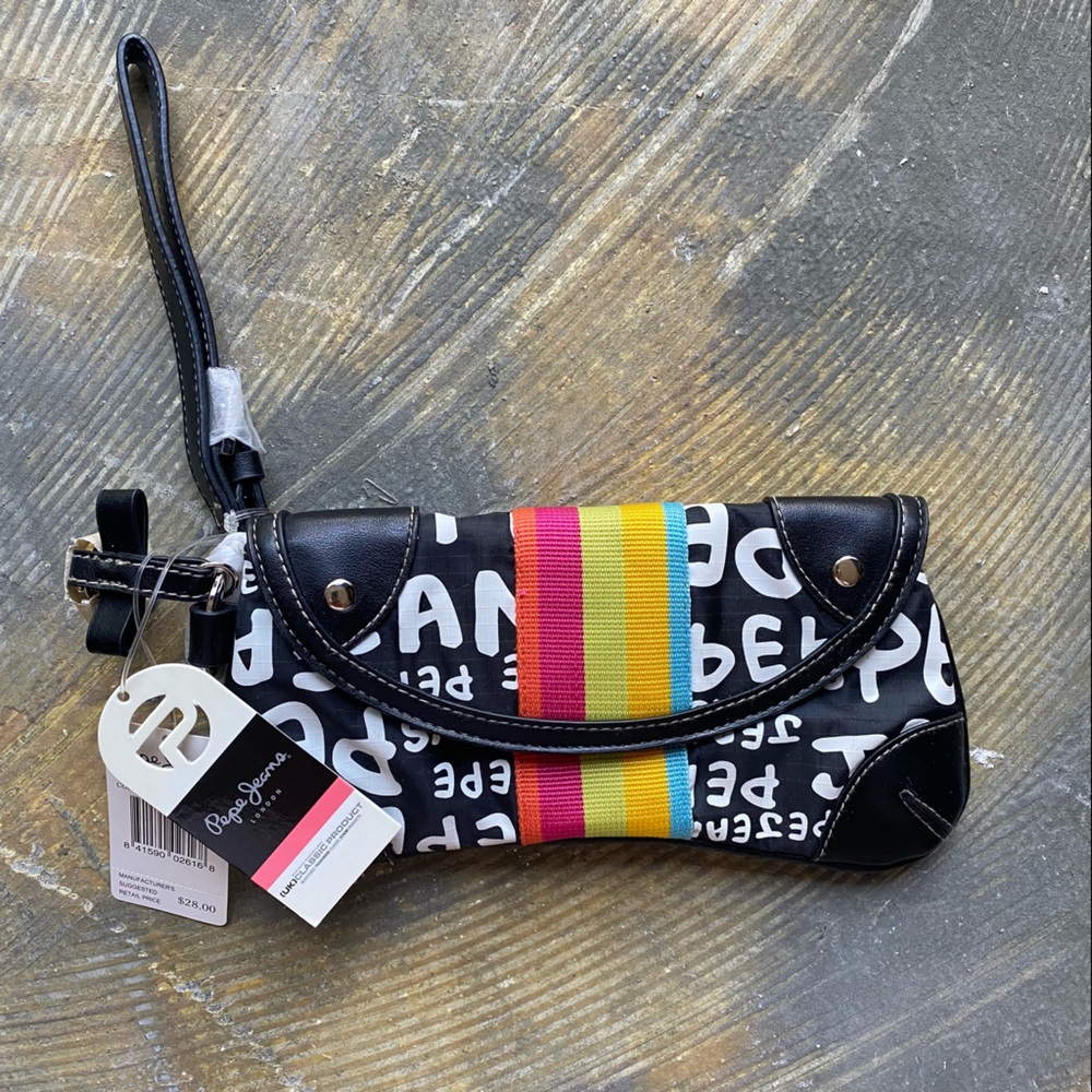 Pepe Jeans clutch bag. BNWT. Perfect condition.